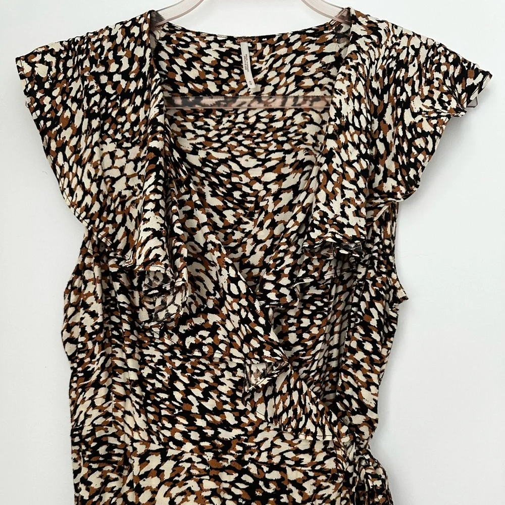 Free People French Quarter Mini Dress in Black Combo